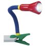 Trio FLEXO 5028010-17 Radna svjetiljka s kopčom 1x18w/e14 ip20