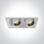 One Light The Recessed Cylinders 51211C/W/W Ugradbeno downlight svjetlo 2x11W/LED 3000K 820lm IP20