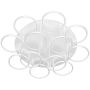 Altavola Design Ledowe okręgi LA078/CE_12_in_3k_white Stropna svjetiljka 12x144W/LED 3000K 8600lm IP44