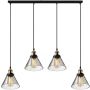 Altavola Design NEW YORK LOFT LA034/CL4_smoky Visilica 4x40W/E27 IP20