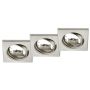 Trio JURA 650000307 Ugradbeno downlight svjetlo 3x15w/gu10 ip20