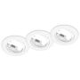 Trio JURA 650100331 Ugradbeno downlight svjetlo 3x15w/gu10 ip20