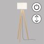 Fischer&Honsel SHINE-WOOD 40478 Podna svjetiljka 3x40W/E27 IP20
