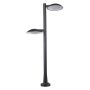 Italux PIOMBINO 669150/BK-9 Stojeca svjetiljka 2x24W/LED 1875LM IP44