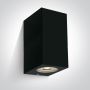 One Light Outdoor Cube 67142K/B Zidna svjetiljka 2x6W/GU10 IP65