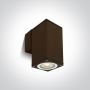 One Light Outdoor Cubes 67426B/BR Zidna svjetiljka 1x10W/GU10 IP54