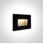 One Light The Glass Face 68076/B/W Ugradbena step svjetiljka 1x3W/LED 3000K 200lm IP65