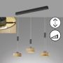 Fischer&Honsel SHINE-WOOD 61093 Visilica 3x9W/LED 2700K 2900 lm IP20