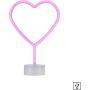 Paul Neuhaus NEON-HERZ 85028-87 Zidna svjetiljka 1x1W/LED multikolor 1lm ip20