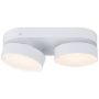Lutec STANOS 8600502446 Stropna svjetiljka 2x13.6w/led 2700K-6500K(CCT) 800lm ip20