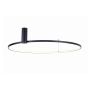 Zuma Line HORIK 89429-90BK Stropna svjetiljka 1x40W/LED 3000K|4000K|6000K 4400lm IP20