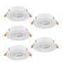 Eglo BARRANCO 902263 Ugradbeno downlight svjetlo 5x4.5W/LED 2700K, 4000K, 6500K 5X450lm ip20