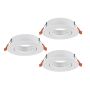 Eglo BARRANCO GU10 902225 Ugradbeno downlight svjetlo 3x5W/GU10 ip20