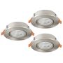 Eglo BARRANCO 902268 Ugradbeno downlight svjetlo 3x4.5W/LED 2700K, 4000K, 6500K 3X450lm ip20