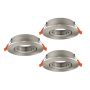 Eglo BARRANCO GU10 902232 Ugradbeno downlight svjetlo 3x5W/GU10 ip20