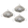 Eglo BARRANCO GU10 902239 Ugradbeno downlight svjetlo 3x4.5W/GU10 ip44