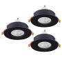 Eglo BARRANCO GU10 902257 Ugradbeno downlight svjetlo 3x4.5W/GU10 ip20