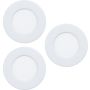 Eglo FUEVA 6 901394 Ugradbeno downlight svjetlo 3x3.7w/led 2700k,4000k,6500k ip20 1350lm