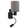 Eglo PASTERI 900701 Zidna svjetiljka 1x40W/E27|1x3,8W/LED 320lm IP20