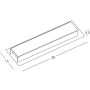 Zambelis 48V LIGHTING SYSTEM E397 Montažni element IP65