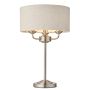 Endon HIGHCLERE 94369 Stolna svjetiljka 3x18W/E14 IP20