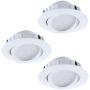 Eglo PINEDA 95857 Ugradbeno downlight svjetlo 3x6W/LED 500LM