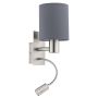 Eglo PASTERI 96479 Zidna svjetiljka 1x40W/E27 + 1X3,5W/LED 380LM
