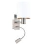 Eglo PASTERI 96484 Zidna svjetiljka 1x40W/E27 + 1X3,5W/LED 380LM