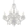 Endon CLARENCE 308-8-4CL Luster 12x60W/E14 IP20