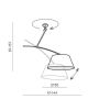 AZzardo BARCELONA LAMPBODY AZ2288 Vjesalo 1x60W/E27 IP20