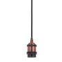 Italux CLASSO DS-M-034 RED COPPER Visilica 1x60W/E27