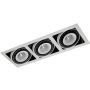 Italux ALESSO GL7116-3-54W-WH+BL Ugradbeno downlight svjetlo 3x54W/LED 3000K 4100LM IP20