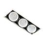 Italux VERTICO GL7108-3/3X18W 3000K WH+BL Ugradbeno downlight svjetlo 3x18W/LED 4200LM IP20