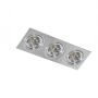 AZzardo SIRO AZ0773 Ugradbeno downlight svjetlo 3x50W/GU10 ES111