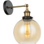 Italux CARDENA MBM-4330-1-GD+AMB Zidna svjetiljka 1x40W/E27 IP20