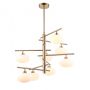 Italux FIORENZO MDM3661-8 BRO+W Luster 8x25W/G9
