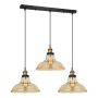 Italux HUBERT MDM-2381/3 GD+AMB Visilica 3x40W/E27