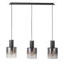 Italux JAVIER MD17076-3B BK Visilica 3x60W/E27 IP20