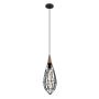 Italux MAELLE MDM-2595/1S BK Visilica 1x40W/E14