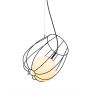 Italux MELISA MDM-3943/1 BK Visilica 1x40W/E27 IP20