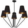 Milagro VICTORIA BLACK MLP4913 Luster 5x60W/E27 IP20