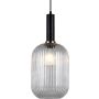 Italux ANTIOLA PND-5588-1L-BK+CL Visilica 1x40W/E27 IP20