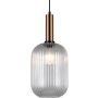 Italux ANTIOLA PND-5588-1L-BRO+CL Visilica 1x40W/E27 IP20
