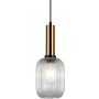 Italux ANTIOLA PND-5588-1M-BRO+CL Visilica 1x40W/E27 IP20