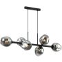 Italux BORGO PND-30843-6 BK+SG Visilica 6x40W/E27 IP20