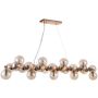 Italux CABELLA PND-5252-A-25-GD-CGN Visilica 25x28W/G9 IP20