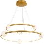 Italux LOZANNA PND-20112035-2A-GD Visilica 6+2x86W/LED 3000K 4600LM IP20