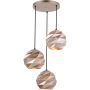 Italux PALERMO PND-2424-3S-GD Visilica 3x40W/E27 IP20