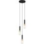 Italux PEROLA PND-43363-3 BK+BR Visilica 3x40W/E14 IP20