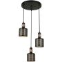Italux RESTENZA PND-2439-3-BK Visilica 3x40W/E27 IP20